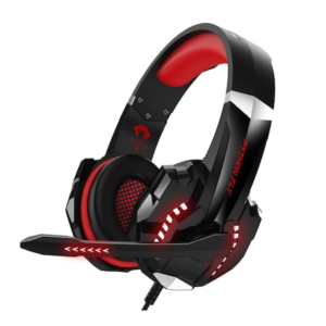Casti Gaming Python Fly G9000 Pro, Compatibile PC / XBOX / PS, Sunet Bass Surround 7.1, Lumina LED, Control Volum, Microfon cu filtrare zgomot, Reglabile, Rosu