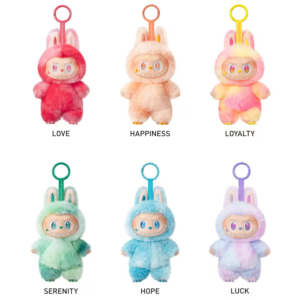 Jucarie de plus NEXTLY, blindbox, produs surpriza, tip LABUBU BIG INTO ENERGY, pop mart, happiness, love, loyalty, serenity, hope, luck, blindbox, breloc, big monster, 15cm