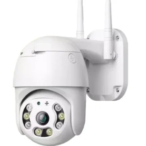 Cameră inteligentă Wi-Fi AT Performance – rotație 360°, vedere nocturnă și detectare mișcare pentru protecție completă si card de 128 GB
