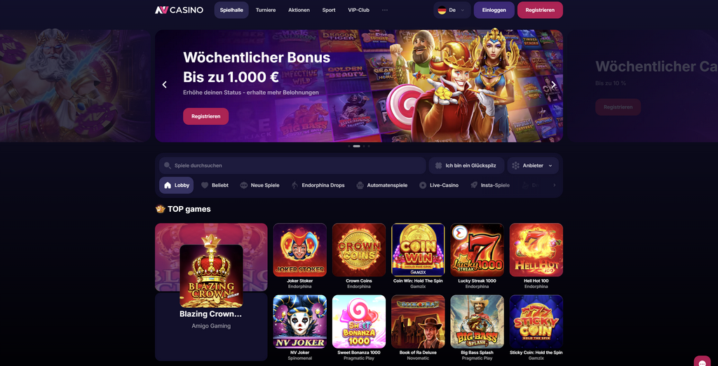Преглед на сайта на NV Casino 2026: Предимства, приложение и вход в окончателния анализ