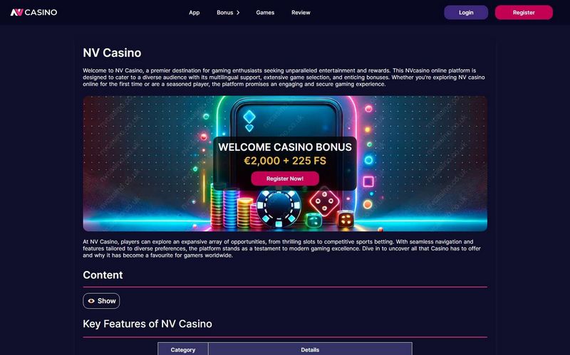 Recensioner av NV Online Casino